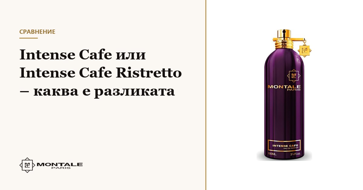 Intense Cafe ή Intense Cafe Ristretto – ποια είναι η διαφορά