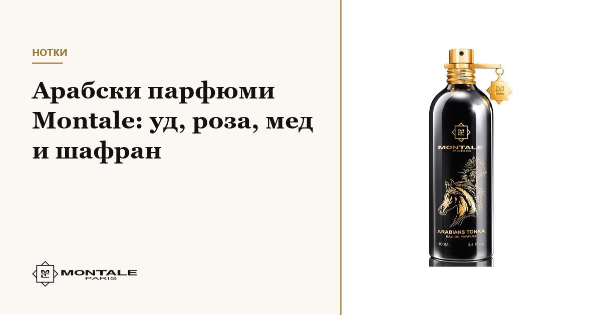 Αραβικά αρώματα Montale: oud, τριαντάφυλλο, μέλι και σαφράν