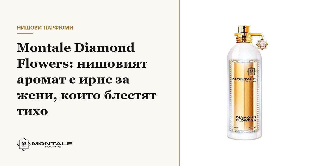 Montale Diamond Flowers: το niche άρωμα με ίριδα για γυναίκες που λάμπουν διακριτικά