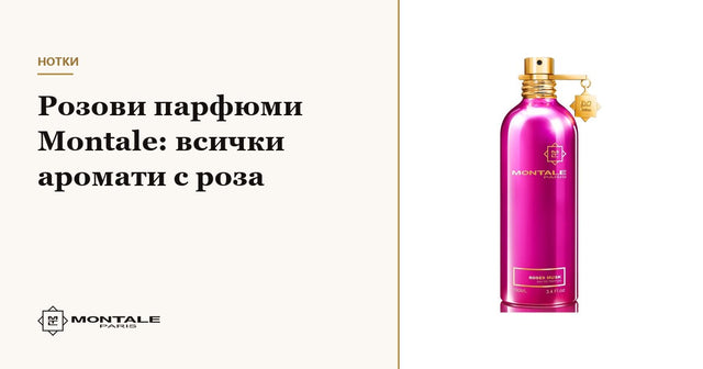 Αρώματα Montale με τριαντάφυλλο: όλα τα ροδένια αρώματα